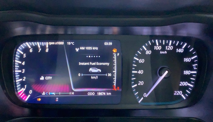 2020 Tata ALTROZ XZ 1.2, Petrol, Manual, 18,728 km, Odometer Image