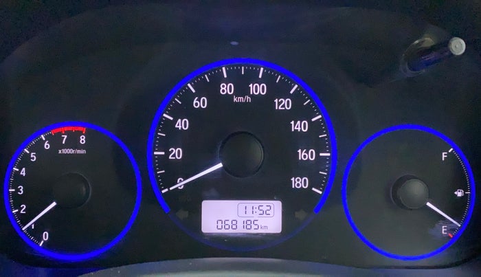 2016 Honda Amaze 1.2L I-VTEC S, Petrol, Manual, 68,185 km, Odometer Image