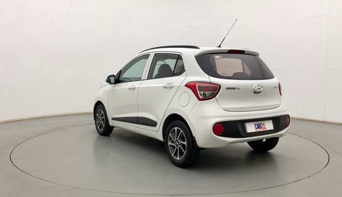 2018 Hyundai Grand i10 SPORTZ AT 1.2 KAPPA VTVT, Petrol, Automatic, 52,877 km, Left Back Diagonal