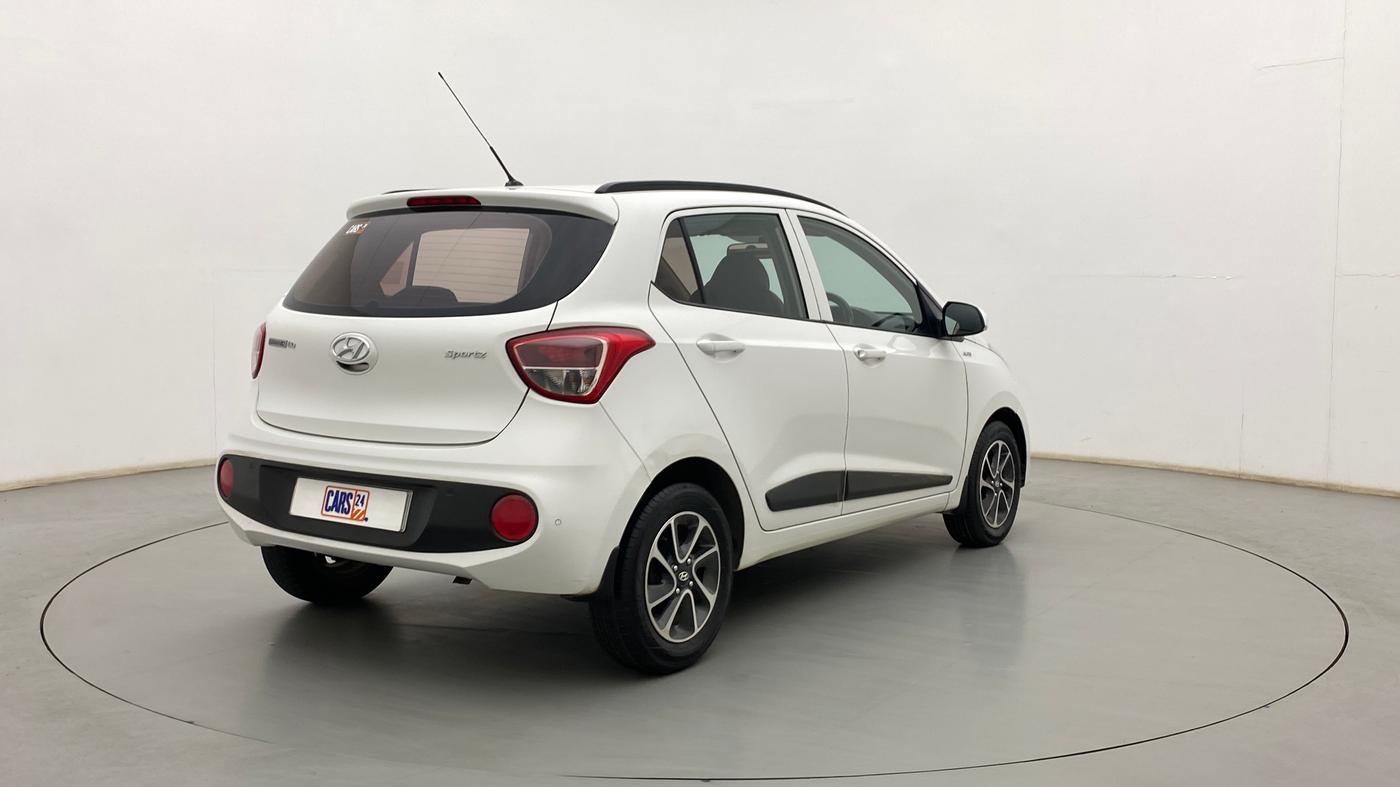 2018 Hyundai Grand i10 SPORTZ AT 1.2 KAPPA VTVT, Petrol, Automatic, 52,877 km, Right Back Diagonal