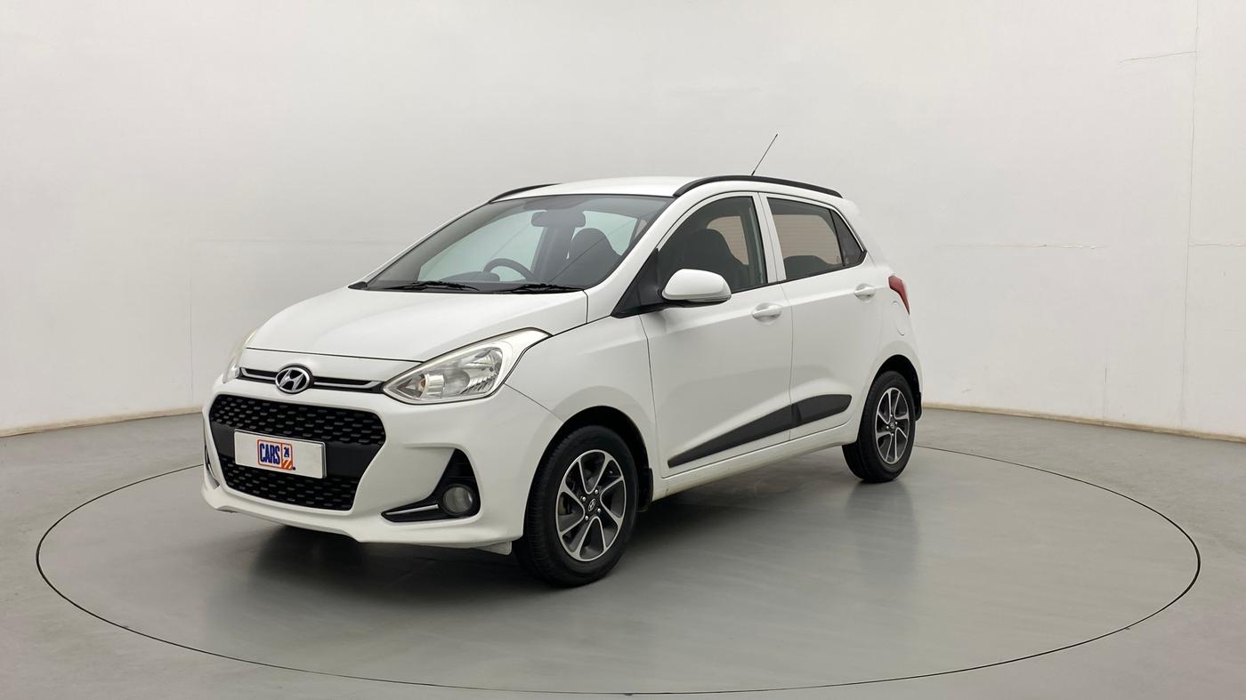 2018 Hyundai Grand i10 SPORTZ AT 1.2 KAPPA VTVT, Petrol, Automatic, 52,877 km, Left Front Diagonal