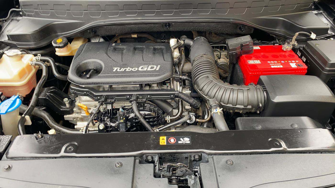2022 KIA SONET GTX PLUS 1.0 IMT, Petrol, Manual, 45,239 km, Engine View