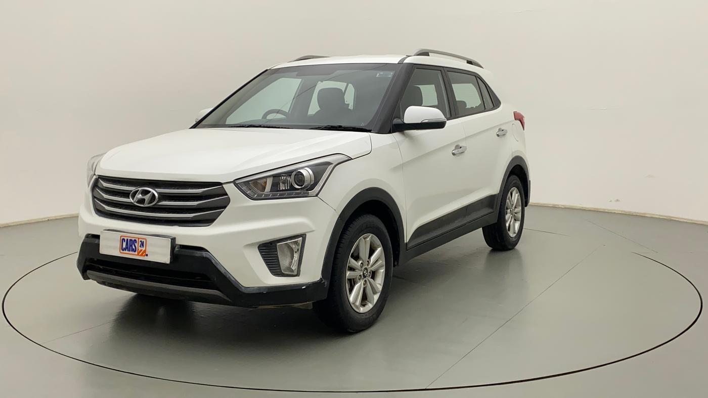 2015 Hyundai Creta SX PLUS 1.6 PETROL, Petrol, Manual, 34,899 km, Left Front Diagonal