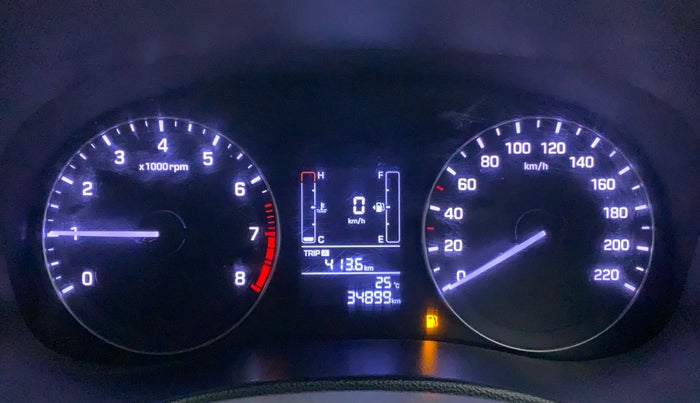 2015 Hyundai Creta SX PLUS 1.6 PETROL, Petrol, Manual, 34,899 km, Odometer Image