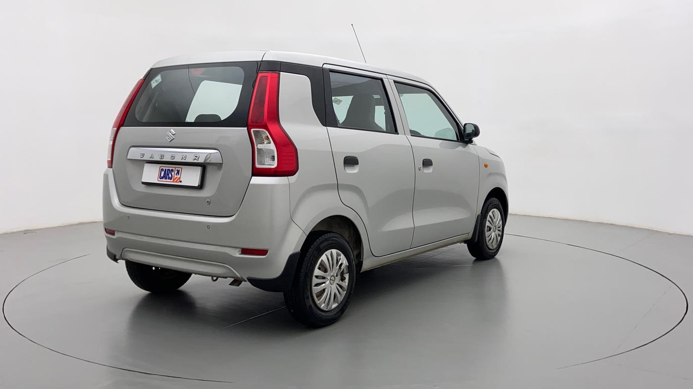 2021 Maruti New Wagon-R 1.0 Lxi (o) cng, CNG, Manual, 15,387 km, Right Back Diagonal