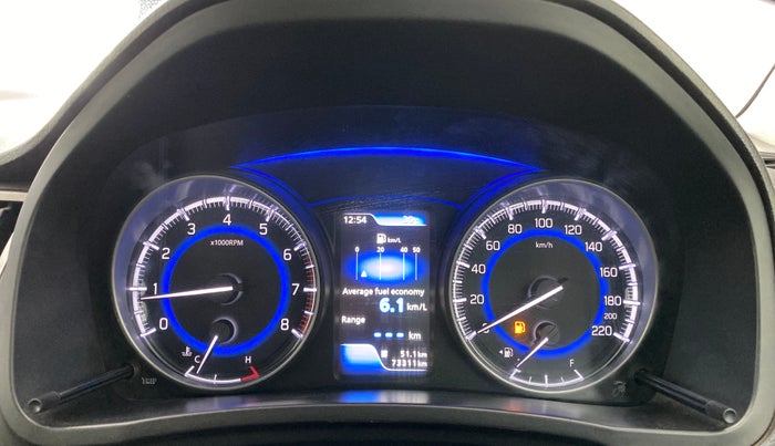 2017 Maruti Baleno ZETA PETROL 1.2, Petrol, Manual, 73,304 km, Odometer Image