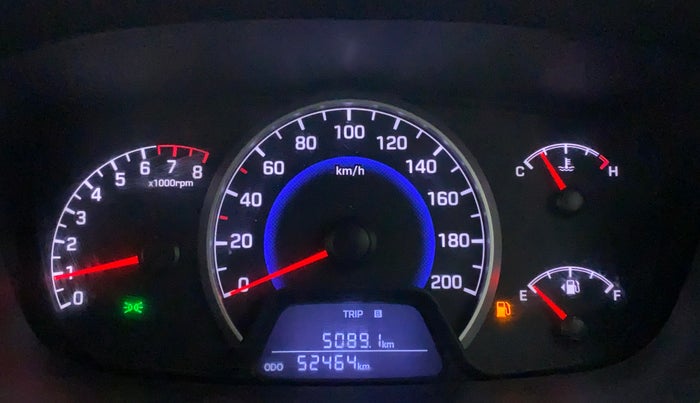 2018 Hyundai Grand i10 MAGNA 1.2 KAPPA VTVT, CNG, Manual, 52,464 km, Odometer Image