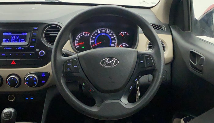 2018 Hyundai Grand i10 MAGNA 1.2 KAPPA VTVT, CNG, Manual, 52,464 km, Steering Wheel Close Up