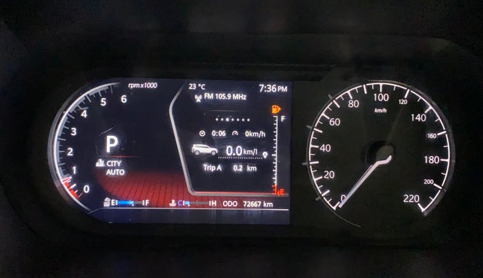 2021 Tata Safari XZA PLUS, Diesel, Automatic, 72,667 km, Odometer Image