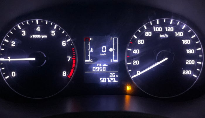 2017 Hyundai Creta SX PLUS 1.6 PETROL, Petrol, Manual, 58,764 km, Odometer Image