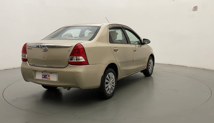 2015 Toyota Etios V, Petrol, Manual, 63,018 km, Right Back Diagonal