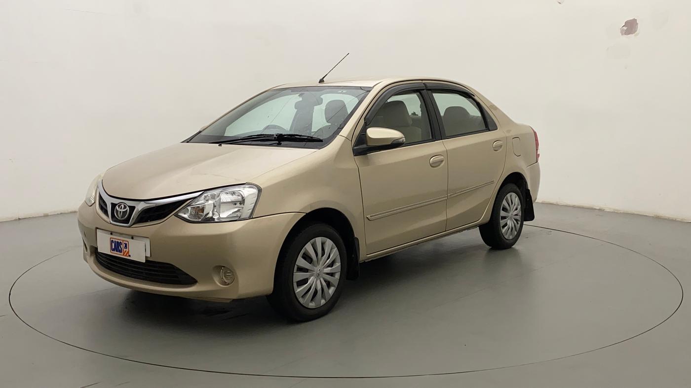 2015 Toyota Etios V, Petrol, Manual, 63,018 km, Left Front Diagonal