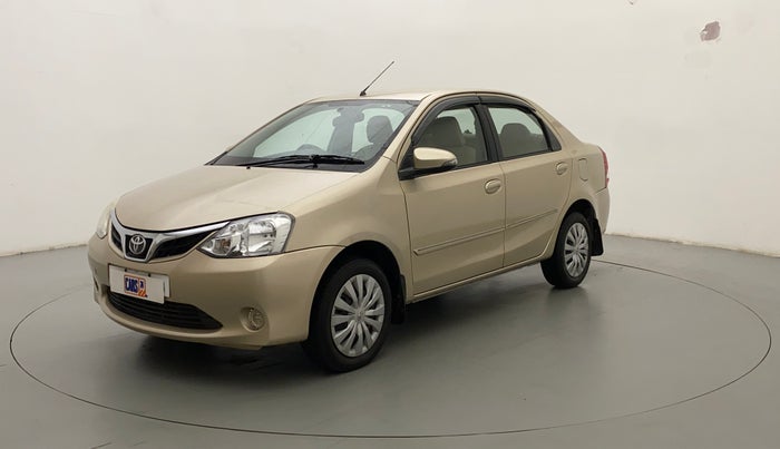 2015 Toyota Etios V, Petrol, Manual, 63,018 km, Left Front Diagonal