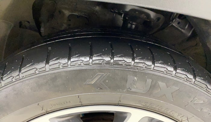 2021 KIA SELTOS X LINE 1.4 PETROL DCT, Petrol, Automatic, 46,618 km, Left Front Tyre Tread