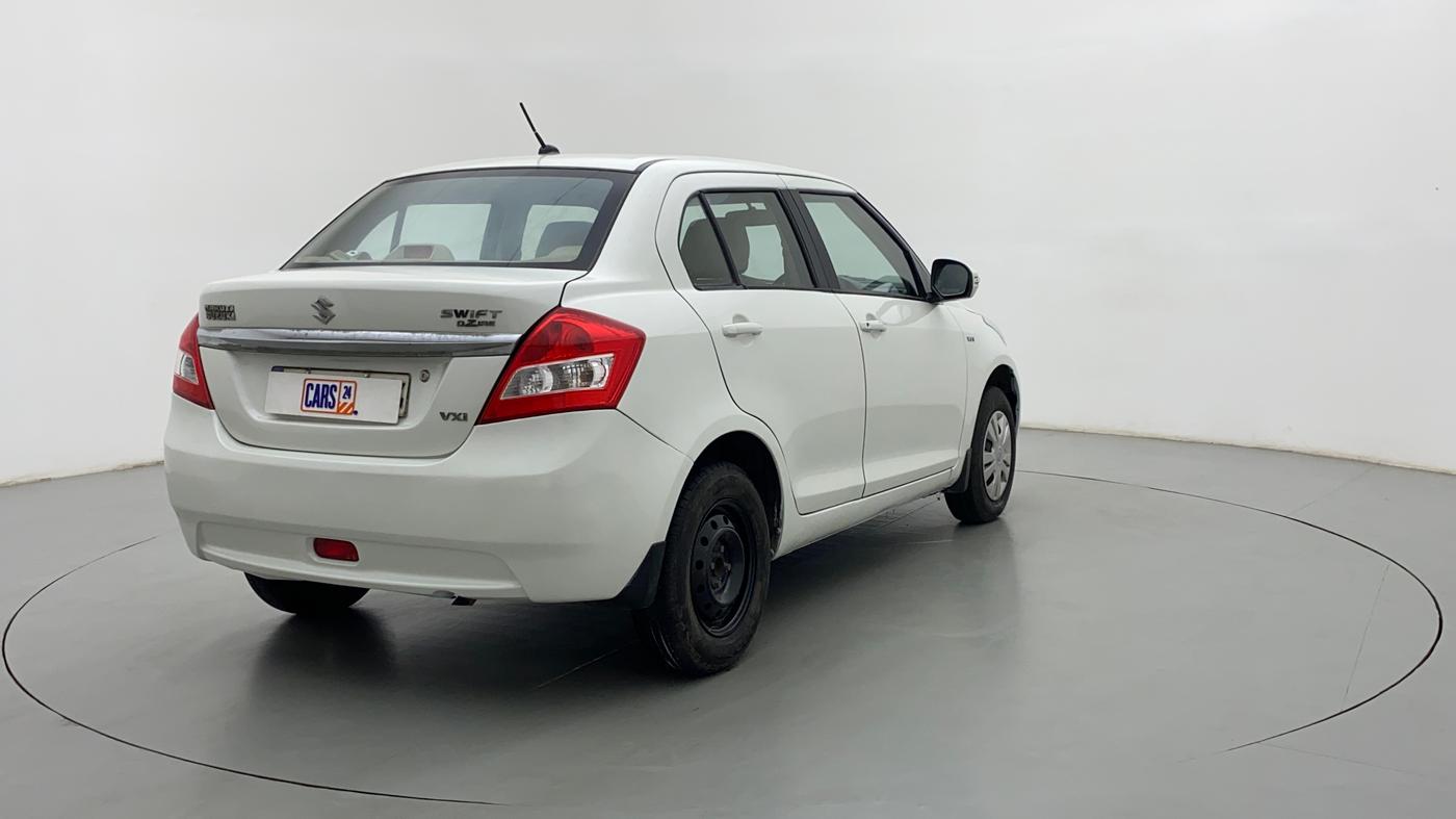 2012 Maruti Swift Dzire VXI, Petrol, Manual, 50,624 km, Right Back Diagonal
