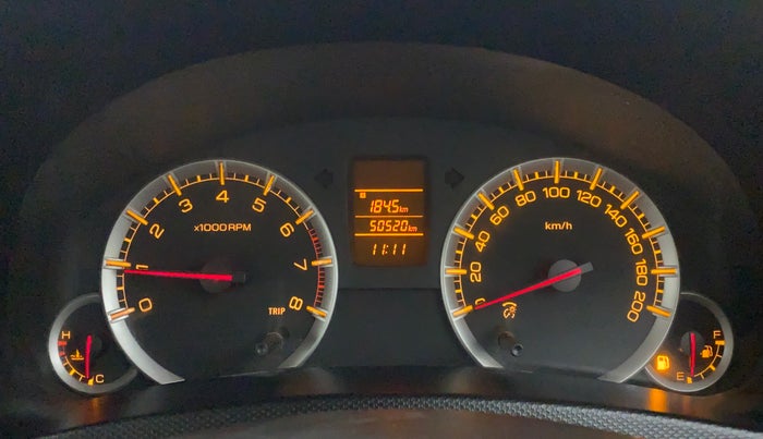 2012 Maruti Swift Dzire VXI, Petrol, Manual, 50,624 km, Odometer Image