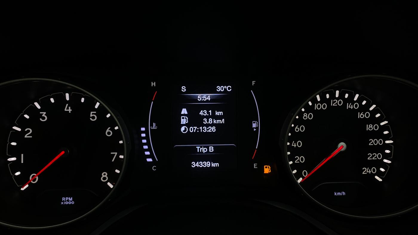 2019 Jeep Compass SPORT PLUS 1.4 PETROL, Petrol, Manual, 34,336 km, Odometer Image