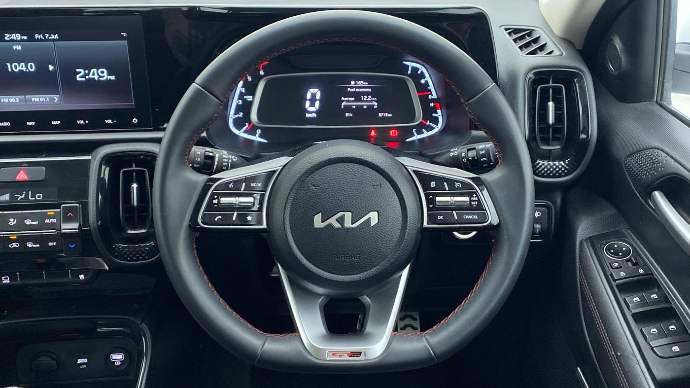 2022 KIA SONET GTX PLUS 1.5, Diesel, Manual, 3,713 km, Steering Wheel Close Up