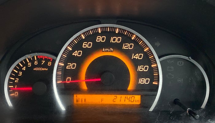 2014 Maruti Wagon R 1.0 VXI, Petrol, Manual, 21,501 km, Odometer Image