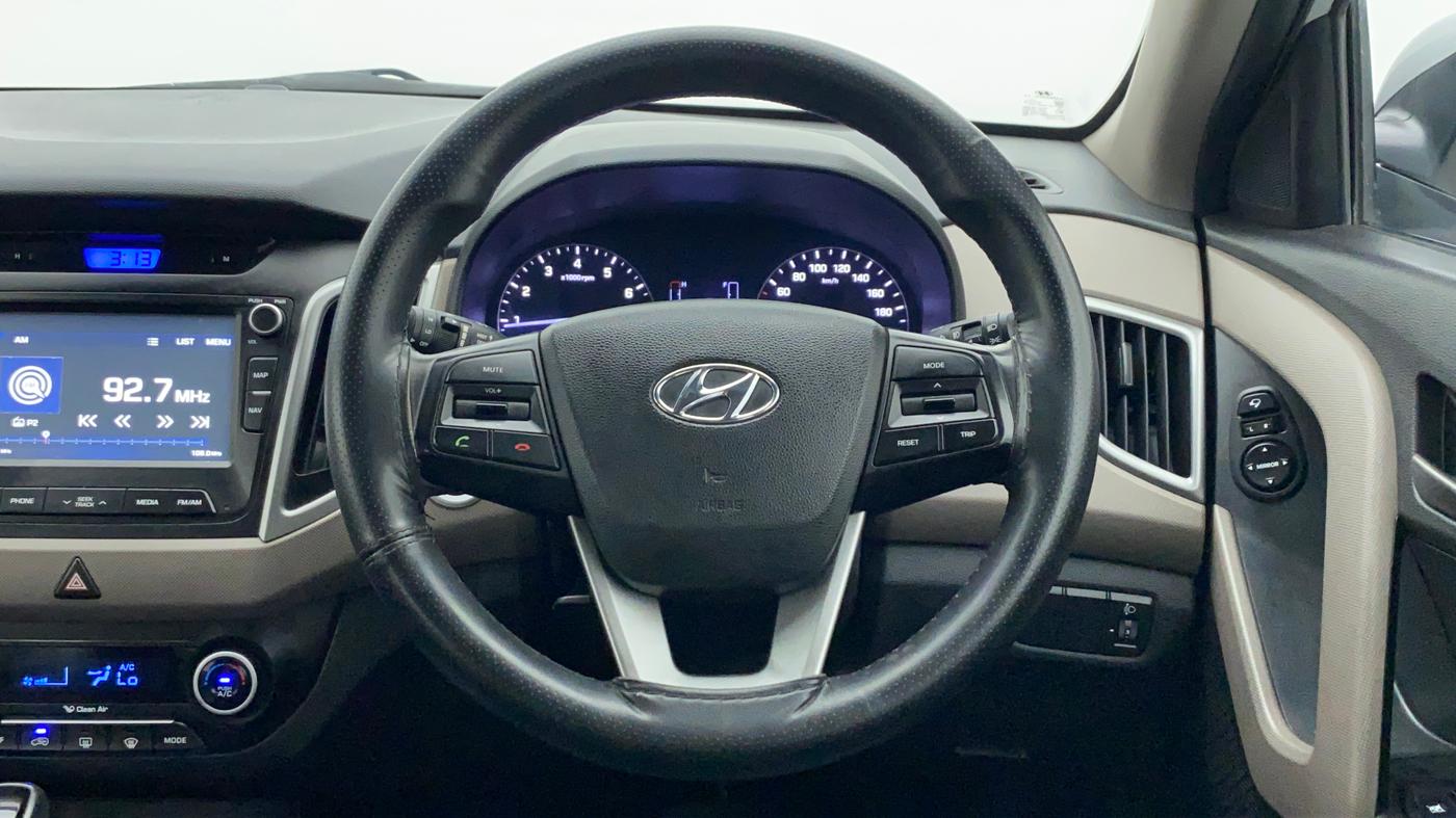 2017 Hyundai Creta 1.6 SX PLUS AUTO PETROL, Petrol, Automatic, 50,179 km, Steering Wheel Close Up