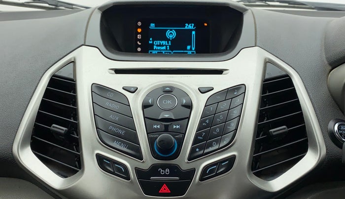 2016 Ford Ecosport TITANIUM 1.5L PETROL AT, Petrol, Automatic, 74,570 km, Infotainment System
