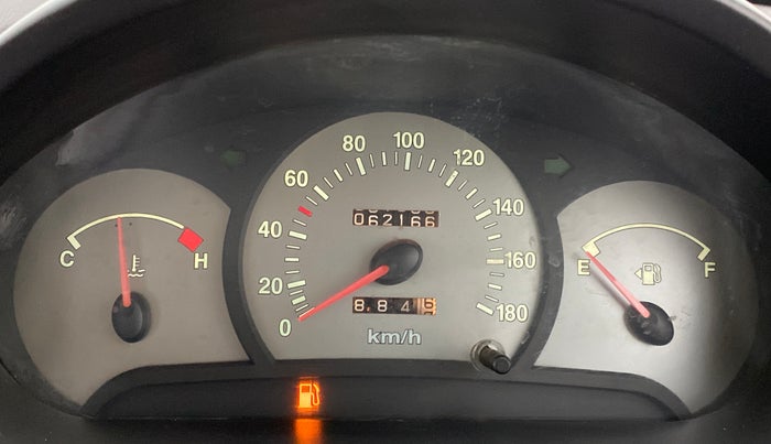 2011 Hyundai Santro Xing GL PLUS, Petrol, Manual, 62,210 km, Odometer Image