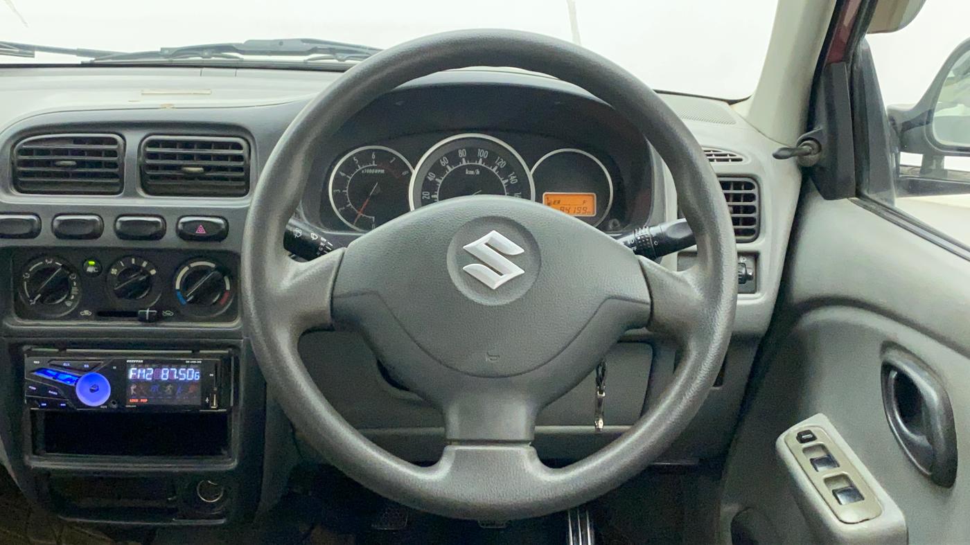2011 Maruti Alto K10 VXI, Petrol, Manual, 85,253 km, Steering Wheel Close Up