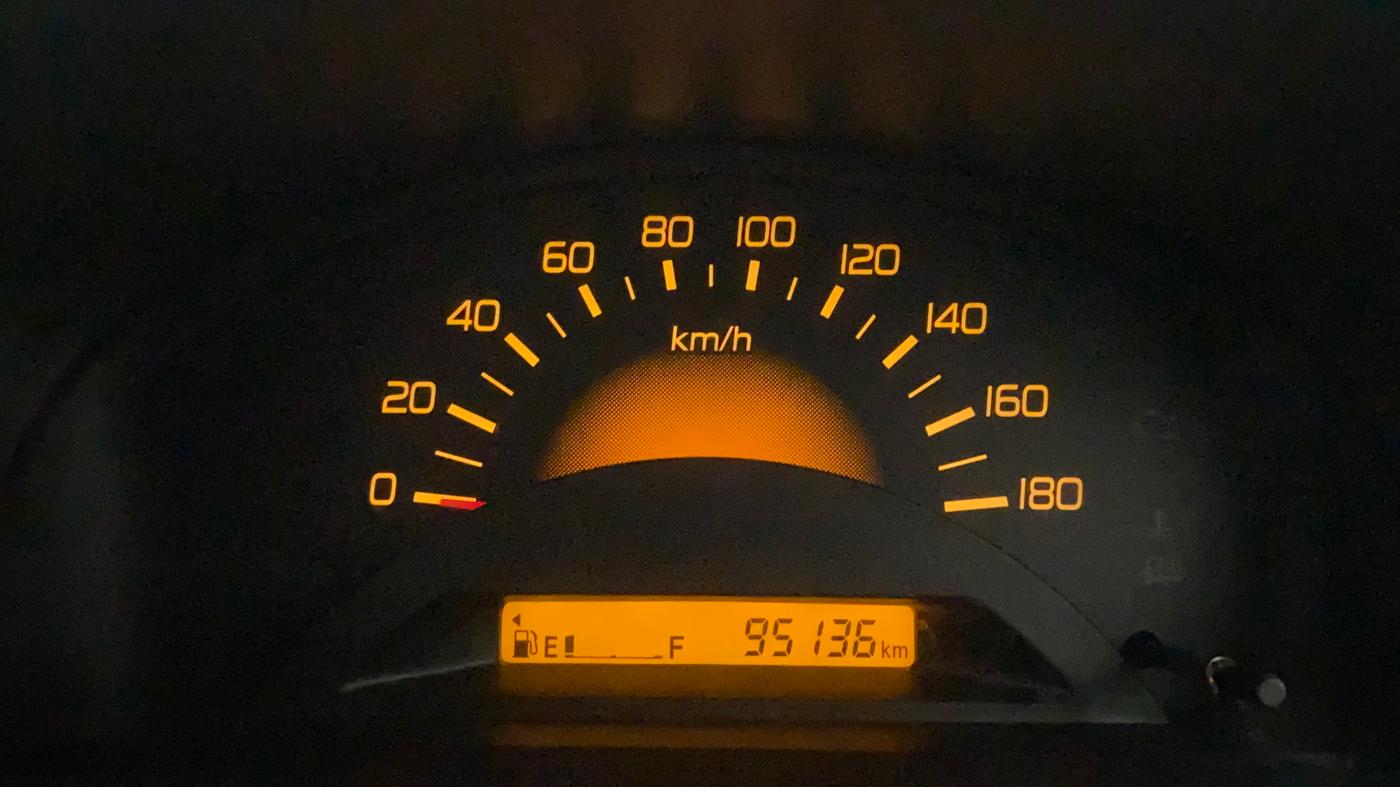 2014 Maruti Wagon R 1.0 LXI CNG, CNG, Manual, 95,457 km, Odometer Image