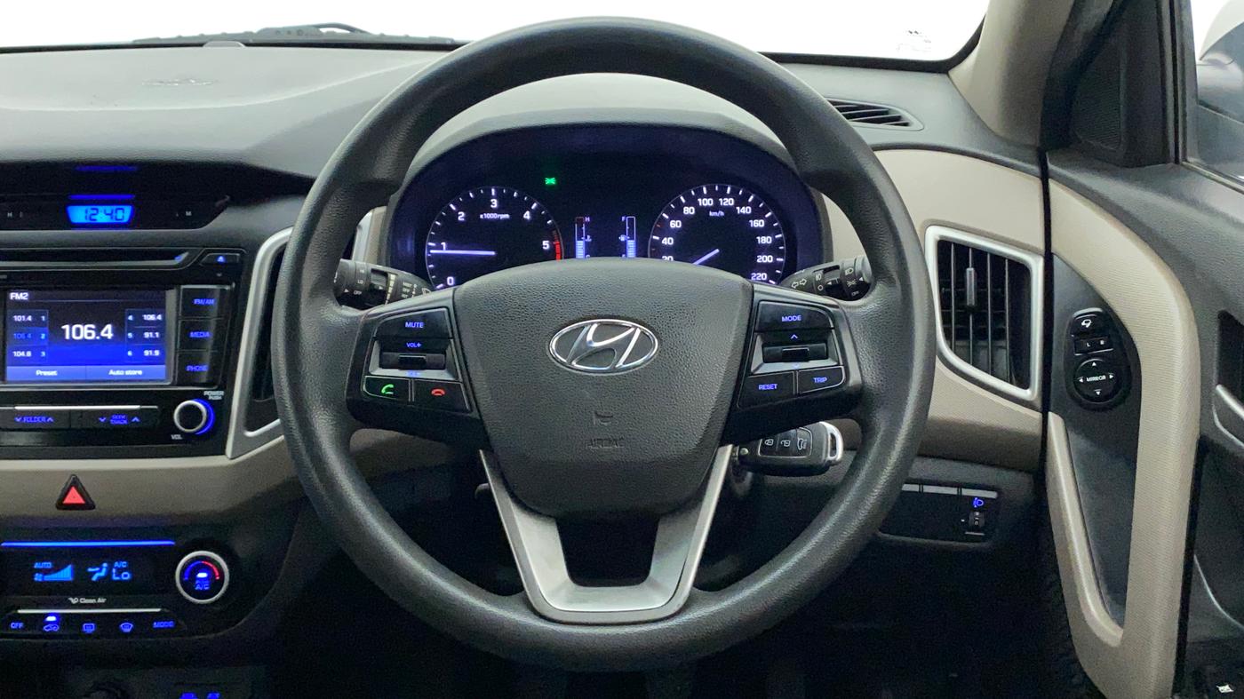 2016 Hyundai Creta SX 1.6 DIESEL, Diesel, Manual, 73,412 km, Steering Wheel Close Up