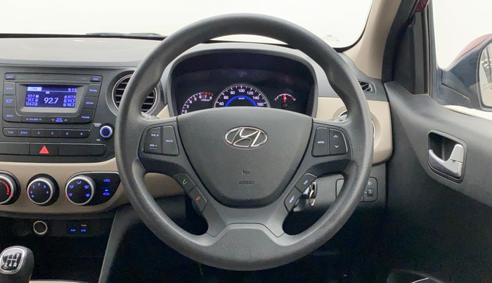 2016 Hyundai Grand i10 SPORTZ 1.2 KAPPA VTVT, Petrol, Manual, 29,584 km, Steering Wheel Close Up