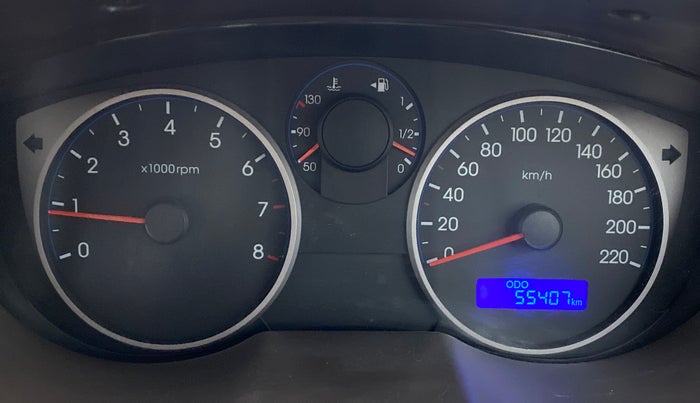 2011 Hyundai i20 ASTA 1.2, Petrol, Manual, 55,543 km, Odometer Image