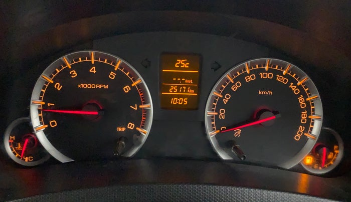2015 Maruti Swift Dzire ZXI, Petrol, Manual, 25,170 km, Odometer Image