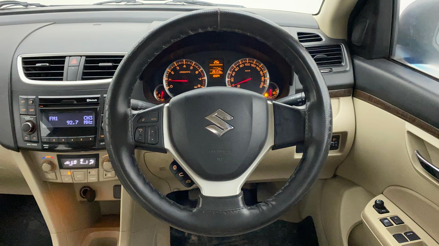 2015 Maruti Swift Dzire ZXI, Petrol, Manual, 25,170 km, Steering Wheel Close Up