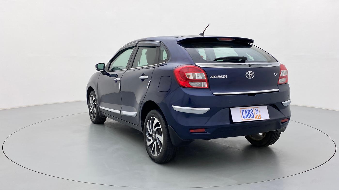 2019 Toyota Glanza V CVT, Petrol, Automatic, 68,576 km, Left Back Diagonal