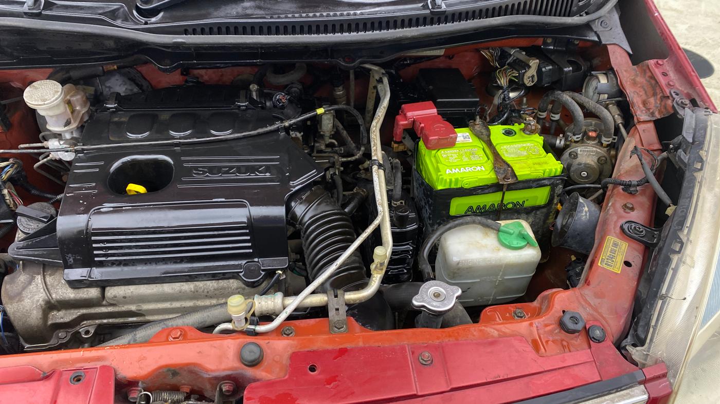 2018 Maruti Wagon R 1.0 LXI CNG, CNG, Manual, 65,863 km, Engine View - Left