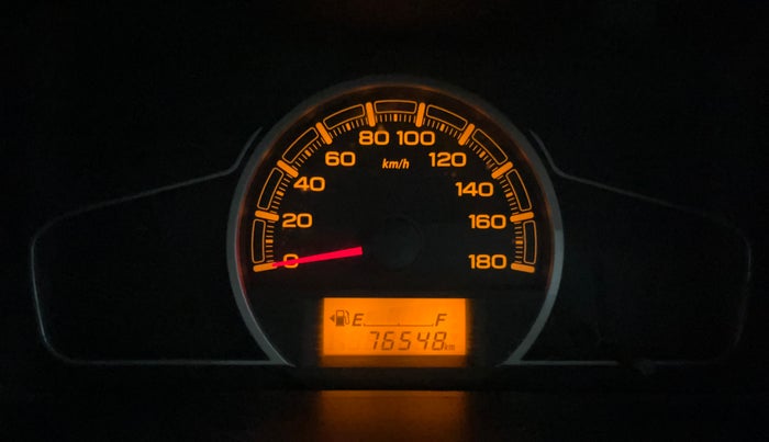 2020 Maruti Alto LXI, Petrol, Manual, 76,857 km, Odometer Image