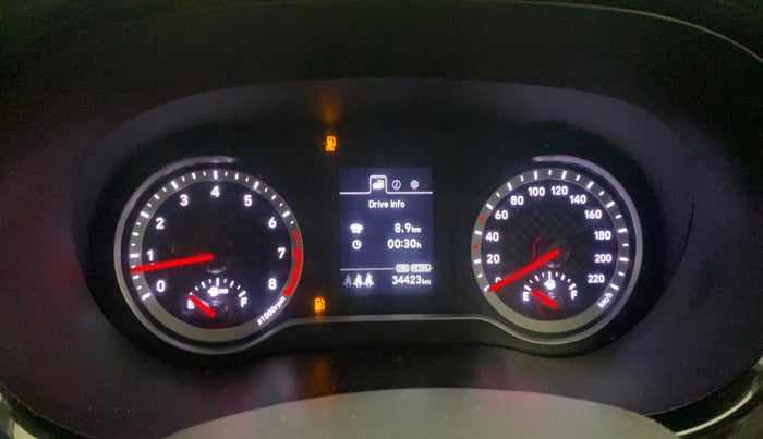 2023 Hyundai AURA SX 1.2 CNG, CNG, Manual, 34,413 km, Odometer Image