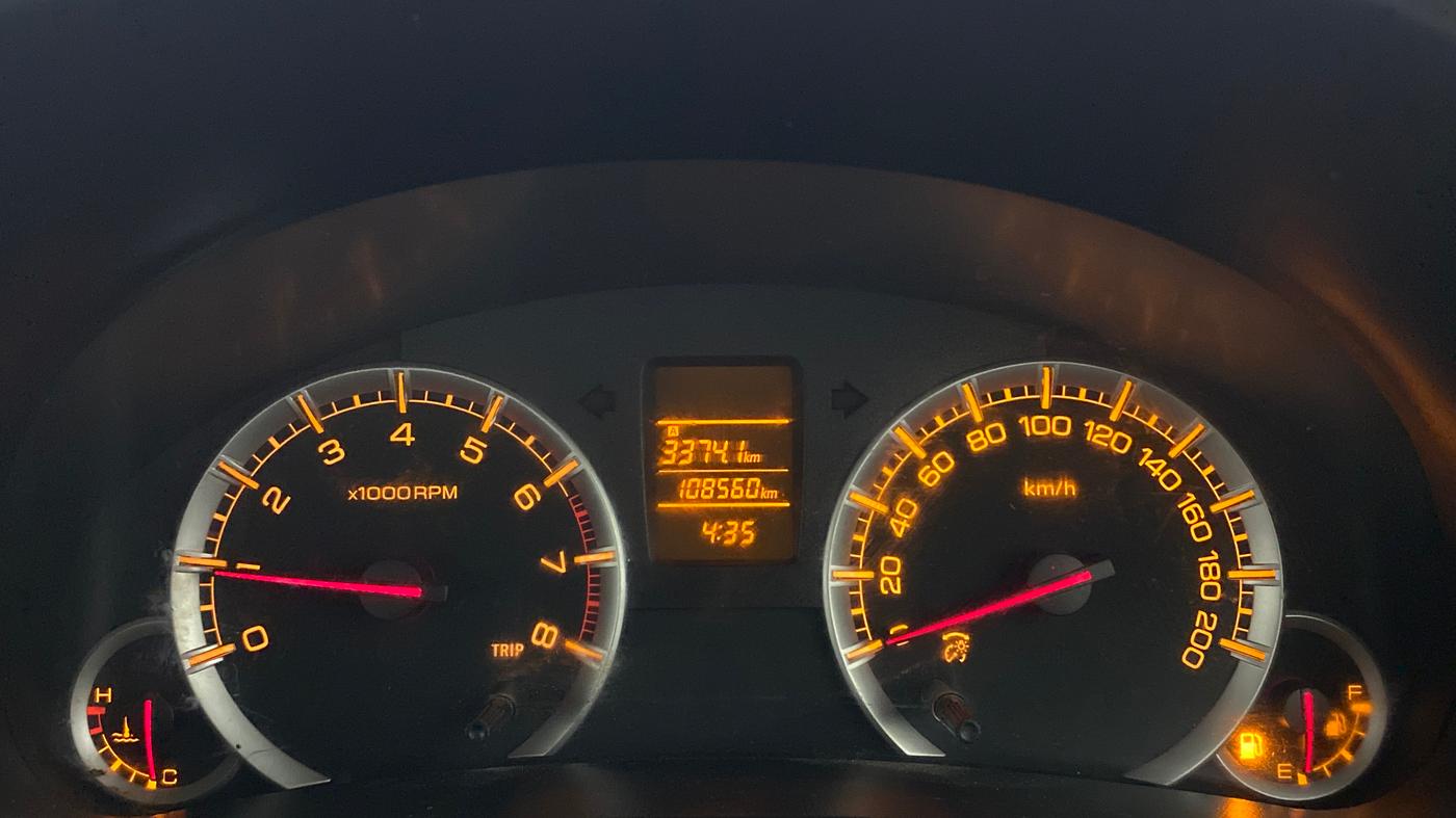 2016 Maruti Swift VXI, Petrol, Manual, 1,08,781 km, Odometer Image