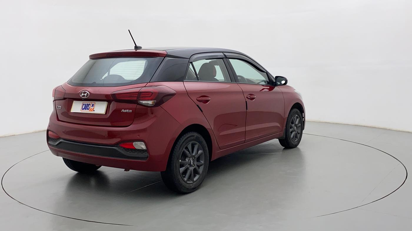 2018 Hyundai Elite i20 ASTA 1.2, CNG, Manual, 24,832 km, Right Back Diagonal