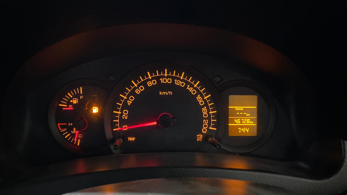 2016 Maruti Swift LXI (O), Petrol, Manual, 46,720 km, Odometer Image