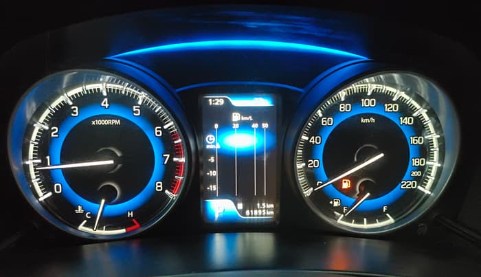 2017 Maruti Baleno ZETA CVT PETROL 1.2, Petrol, Automatic, 61,895 km, Odometer Image