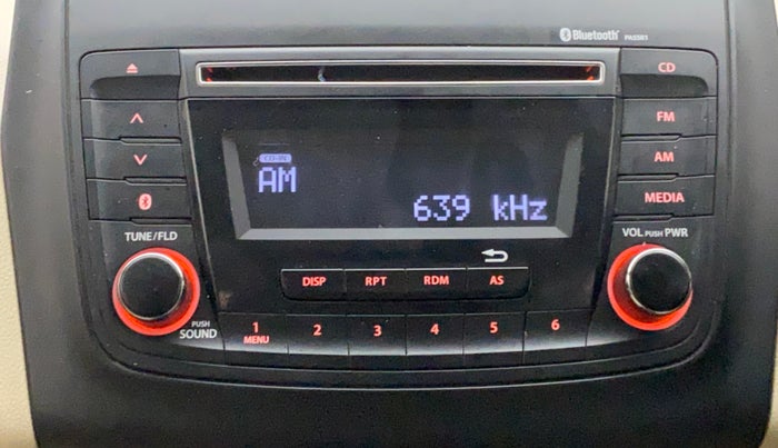 2017 Maruti Dzire VXI, Petrol, Manual, 50,144 km, Infotainment System