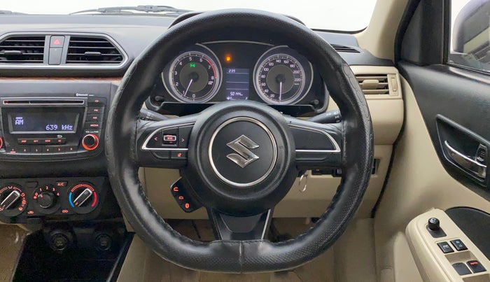 2017 Maruti Dzire VXI, Petrol, Manual, 50,144 km, Steering Wheel Close Up
