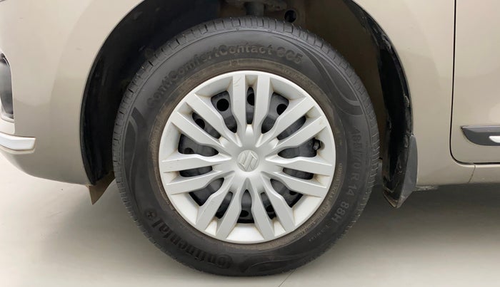2017 Maruti Dzire VXI, Petrol, Manual, 50,144 km, Left Front Wheel