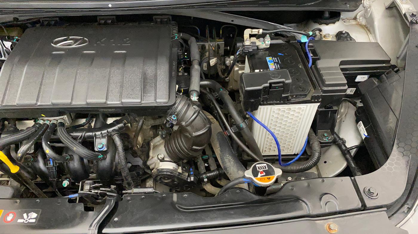 2024 Hyundai AURA SX 1.2 CNG, CNG, Manual, 5,280 km, Engine View - Left