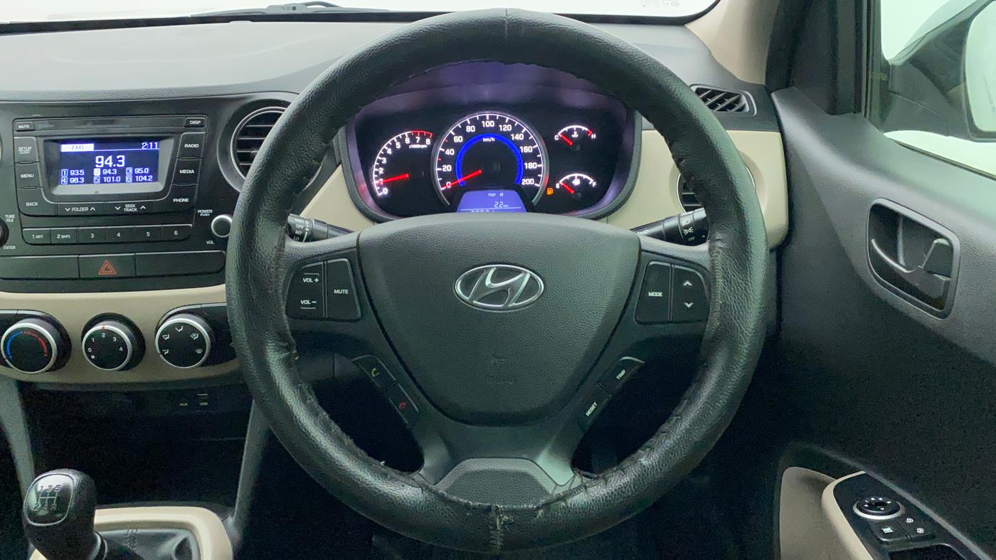 2019 Hyundai Grand i10 MAGNA 1.2 KAPPA VTVT, Petrol, Manual, 29,006 km, Steering Wheel Close Up