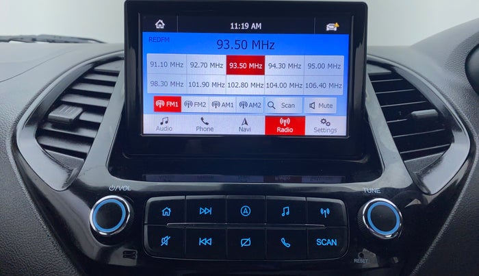 2019 Ford New Figo 1.2 TITANIUM BLU, Petrol, Manual, 22,795 km, Infotainment System