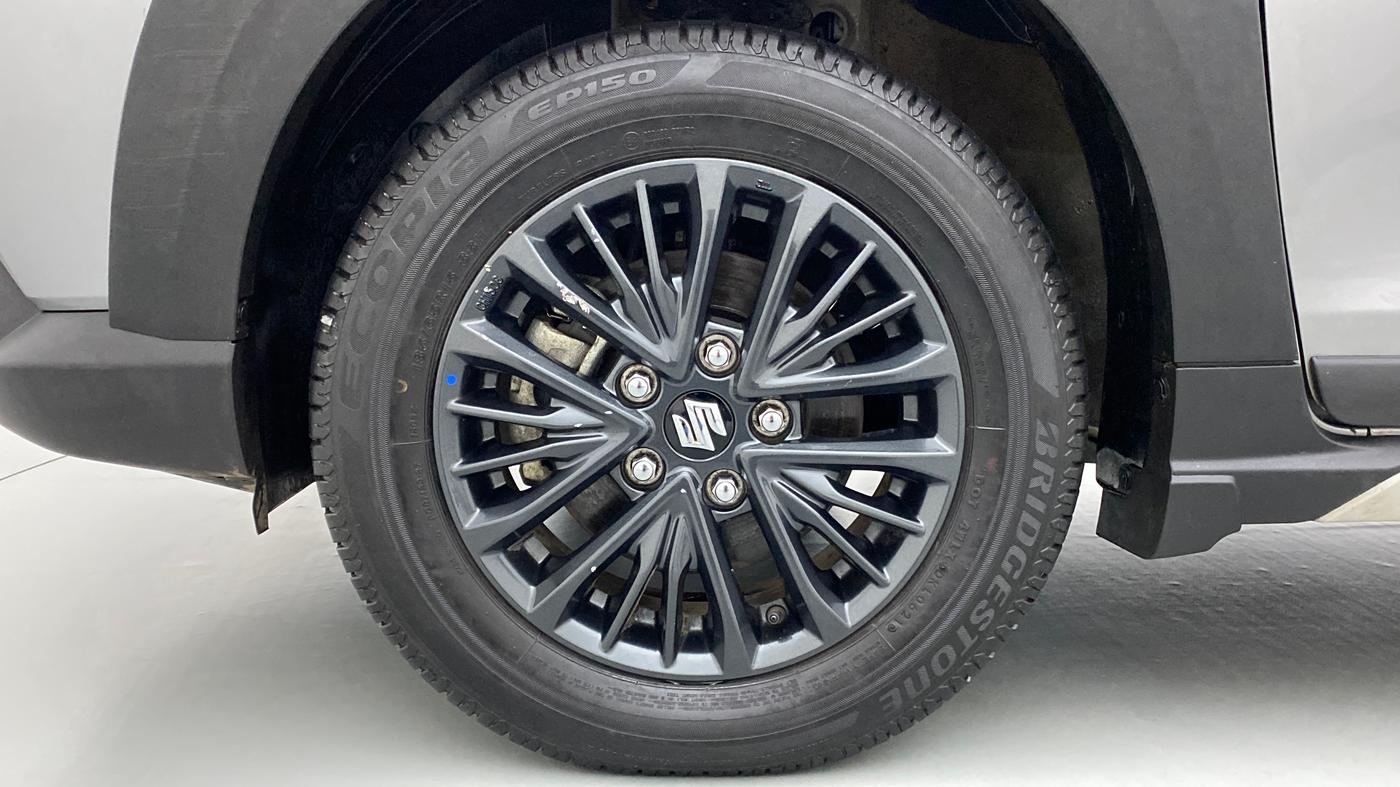 2021 Maruti XL6 ZETA AT SHVS, Petrol, Automatic, 7,830 km, Left Front Wheel