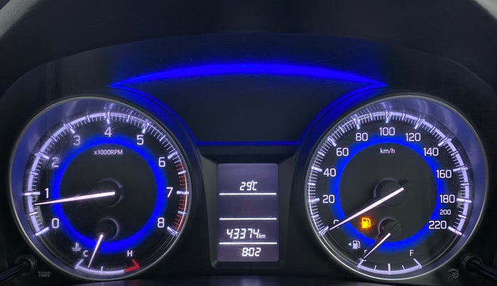 2015 Maruti Baleno DELTA PETROL 1.2, Petrol, Manual, 43,534 km, Odometer Image