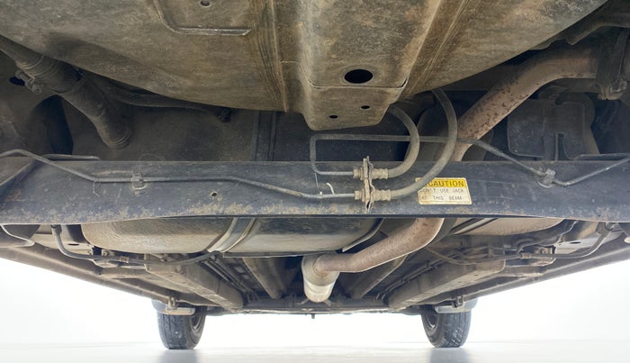 2013 Maruti Ritz VXI BS IV, Petrol, Manual, 79,103 km, Rear Underbody